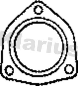 Klarius 410093 - Прокладка, труба выхлопного газа autospares.lv
