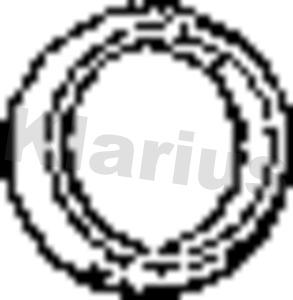 Klarius 410145 - Уплотнительное кольцо, труба выхлопного газа autospares.lv