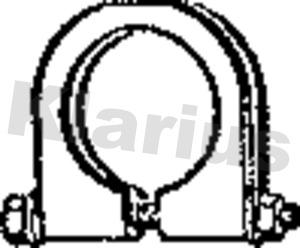 Klarius 430015 - Соединительные элементы, система выпуска autospares.lv