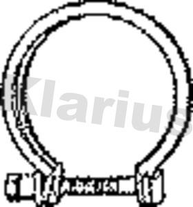 Klarius 430282 - Соединительные элементы, система выпуска autospares.lv