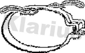 Klarius 430235 - Кронштейн, втулка, система выпуска ОГ autospares.lv