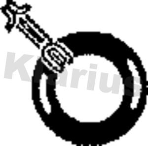 Klarius 420141 - Кронштейн, втулка, система выпуска ОГ autospares.lv