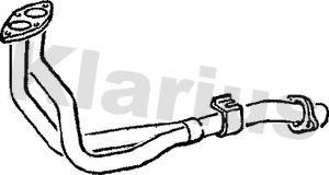 Klarius 130124 - Труба выхлопного газа autospares.lv