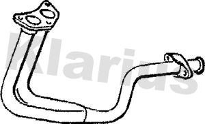 Klarius 120048 - Труба выхлопного газа autospares.lv