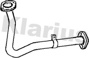 Klarius 120385 - Труба выхлопного газа autospares.lv