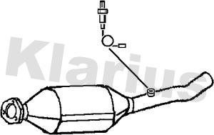 Klarius 311670 - Катализатор autospares.lv