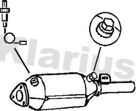 Klarius 311121 - Катализатор autospares.lv