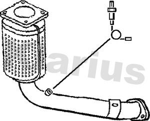 Klarius 312836 - Катализатор autospares.lv