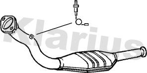 Klarius 321011 - Катализатор autospares.lv