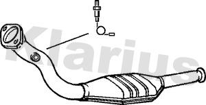 Klarius 321012 - Катализатор autospares.lv