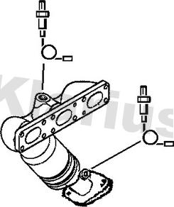 Klarius 321794 - Катализатор autospares.lv