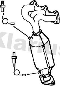 Klarius 323893 - Катализатор autospares.lv