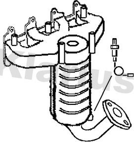 Klarius 322000 - Катализатор autospares.lv