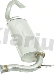 Klarius RN887X - Глушитель выхлопных газов, конечный autospares.lv