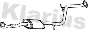 Klarius 250164 - Средний глушитель выхлопных газов autospares.lv