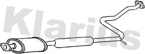 Klarius 260116 - Средний глушитель выхлопных газов autospares.lv