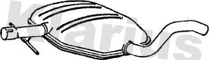 Klarius 210294 - Средний глушитель выхлопных газов autospares.lv