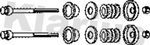 Klarius PGK7 - Монтажный комплект, система выпуска autospares.lv