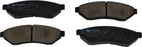 Klaxcar France 24929z - Тормозные колодки, дисковые, комплект autospares.lv