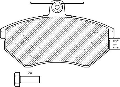 Klaxcar France 24560z - Тормозные колодки, дисковые, комплект autospares.lv