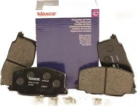 Klaxcar France 24644z - Тормозные колодки, дисковые, комплект autospares.lv