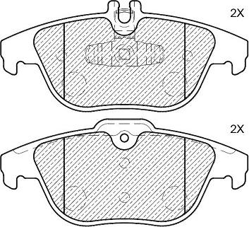 Klaxcar France 24666z - Тормозные колодки, дисковые, комплект autospares.lv