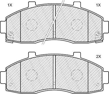 Klaxcar France 24612z - Тормозные колодки, дисковые, комплект autospares.lv