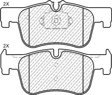 Klaxcar France 24636z - Тормозные колодки, дисковые, комплект autospares.lv