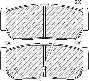 Klaxcar France 24620z - Тормозные колодки, дисковые, комплект autospares.lv