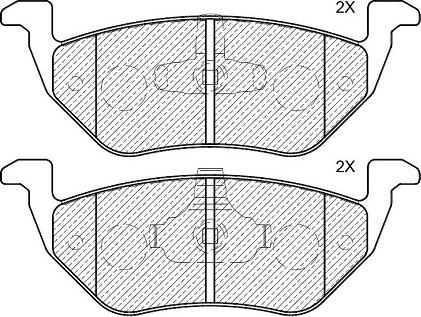 Klaxcar France 24628z - Тормозные колодки, дисковые, комплект autospares.lv