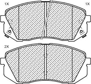 Klaxcar France 24194z - Тормозные колодки, дисковые, комплект autospares.lv