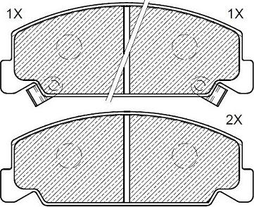 Klaxcar France 24155z - Тормозные колодки, дисковые, комплект autospares.lv