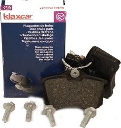 Klaxcar France 24863z - Тормозные колодки, дисковые, комплект autospares.lv