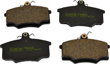 Klaxcar France 24392z - Тормозные колодки, дисковые, комплект autospares.lv