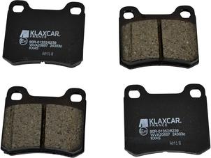 Klaxcar France 24303z - Тормозные колодки, дисковые, комплект autospares.lv