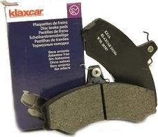 Klaxcar France 24239z - Тормозные колодки, дисковые, комплект autospares.lv