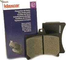 Klaxcar France 24234z - Тормозные колодки, дисковые, комплект autospares.lv