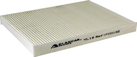 Klaxcar France FC012z - Фильтр воздуха в салоне autospares.lv