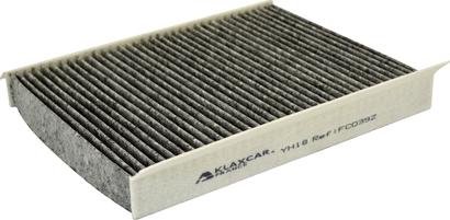 Klaxcar France FC039z - Фильтр воздуха в салоне autospares.lv