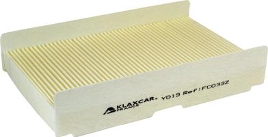 Klaxcar France FC033z - Фильтр воздуха в салоне autospares.lv