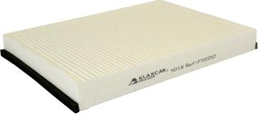 Klaxcar France FC025z - Фильтр воздуха в салоне autospares.lv