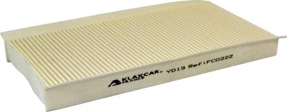 Klaxcar France FC022z - Фильтр воздуха в салоне autospares.lv