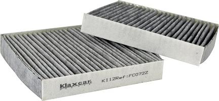 Klaxcar France FC072z - Фильтр воздуха в салоне autospares.lv