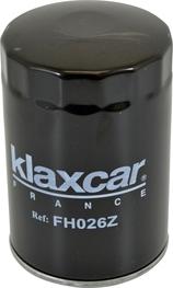 Klaxcar France FH026z - Масляный фильтр autospares.lv