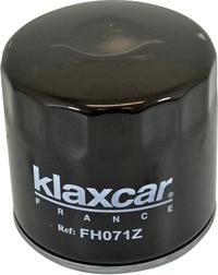 Klaxcar France FH071z - Масляный фильтр autospares.lv