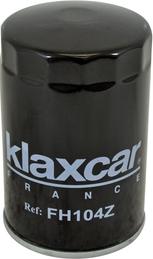 Klaxcar France FH104z - Масляный фильтр autospares.lv