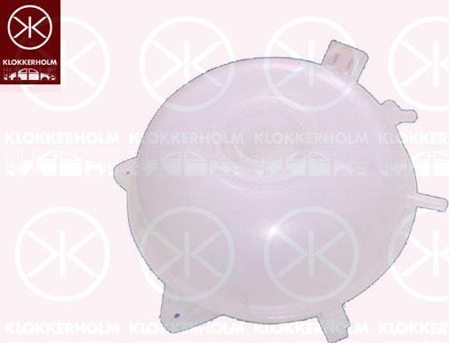 Klokkerholm 95683001 - Компенсационный бак, охлаждающая жидкость autospares.lv