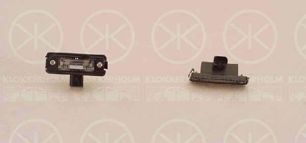 Klokkerholm 95230850 - Фонарь освещения номерного знака autospares.lv