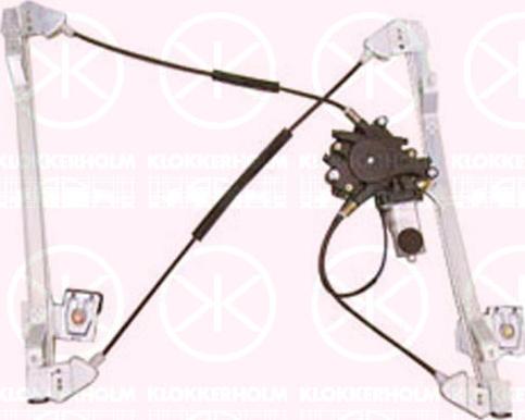 Klokkerholm 95221801 - Стеклоподъемник autospares.lv