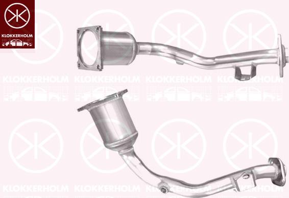 Klokkerholm 55088601 - Катализатор autospares.lv